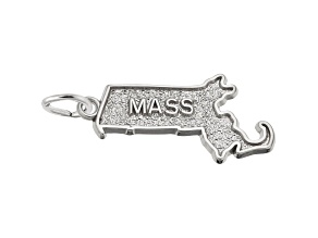 Silver Massachusetts Charm