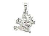 Sterling Silver Dragon Pendant