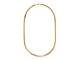 18K Yellow Gold Plated Sterling Silver 4.50 mm Flexible Herringbone 18" Necklace