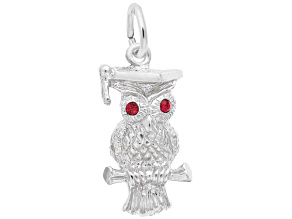 Silver Owl Charm
