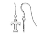 Rhodium Over Sterling Silver LogoArt University of Tennessee Extra Small Dangle Earrings