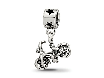 Picture of Sterling Silver Bicycle Dangle Bead