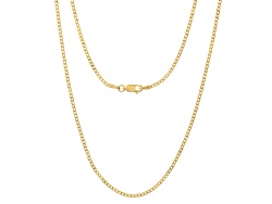 thumbnail image 2 of 14k Yellow Gold Over 925 Sterling Silver Diamond Cut Bead Chain Necklace – 7-36 Inches 2 of 6