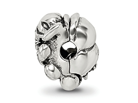 Sterling Silver Elephant Clip Bead