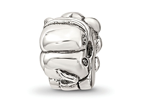 Sterling Silver Elephant Clip Bead