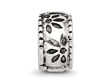 Sterling Silver Floral Clip Bead