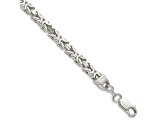 Sterling Silver 4.25mm Byzantine Chain