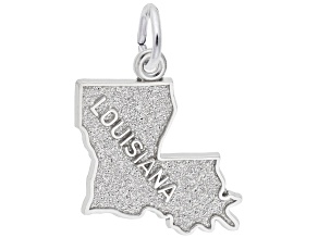 Silver Louisiana Charm