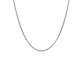 Sterling Silver 1.46 mm Adjustable Rope Chain 22" Necklace