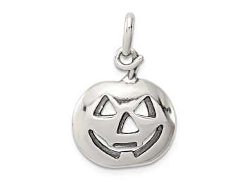 Picture of Sterling Silver Pumpkin Charm