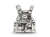 Sterling Silver Overalls Bead