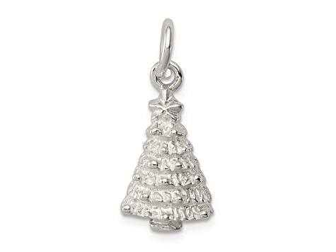 Sterling Silver Christmas Tree Charm