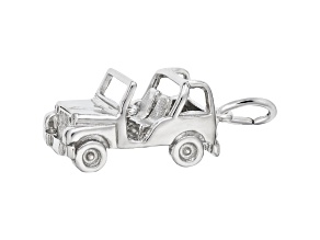 Silver Off Road Vehicle Charm