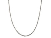 Sterling Silver 2.5mm Byzantine Chain