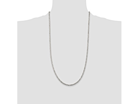 Sterling Silver 2.5mm Byzantine Chain