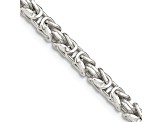 Sterling Silver 3.25mm Byzantine Chain