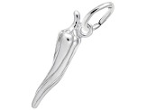 Silver Chili Pepper Charm