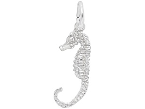 Silver Seahorse Charm