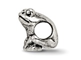 Sterling Silver Frog Bead