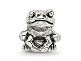 Sterling Silver Frog Bead