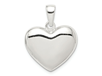 Picture of Sterling Silver Polished Heart Pendant