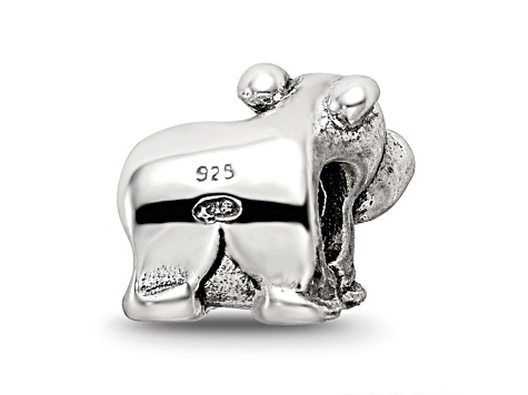 Sterling Silver Hippo Bead