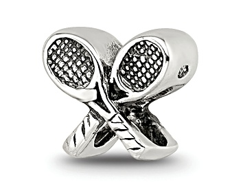 Picture of Sterling Silver Tennis Racquets Bead