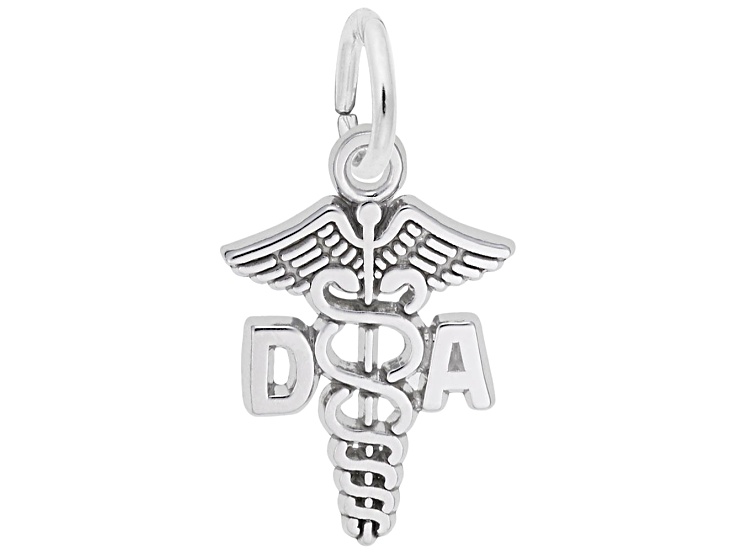 Silver Dental Assistant Charm