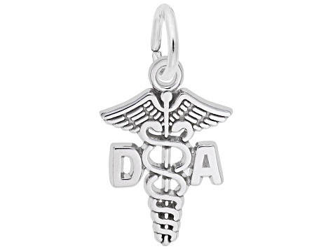 Silver Dental Assistant Charm