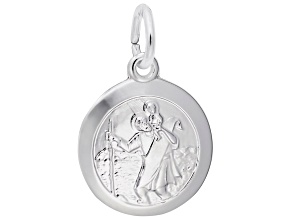 Silver St. Christopher Charm