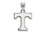 Rhodium Over Sterling Silver LogoArt University of Tennessee Small Pendant