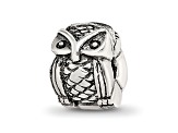 Sterling Silver Owl Clip Bead