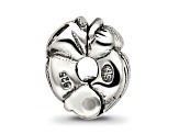 Sterling Silver Owl Clip Bead