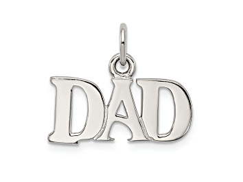 Picture of Sterling Silver Dad Charm