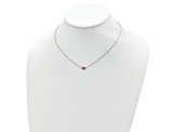 Rhodium Over Sterling Silver Pink Enamel Butterfly with 2-inch Extension Childs Necklace