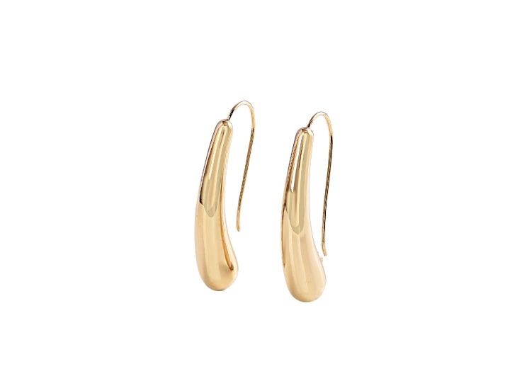 18K Vermeil Gold Over Silver Teardrop Lightweight Earrings
