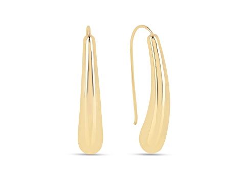 18K Vermeil Gold Over Silver Teardrop Lightweight Earrings