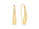 18K Vermeil Gold Over Silver Teardrop Lightweight Earrings
