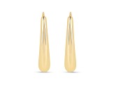 18K Vermeil Gold Over Silver Teardrop Lightweight Earrings