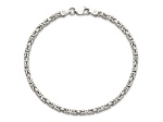 Sterling Silver 2.5mm Byzantine Chain