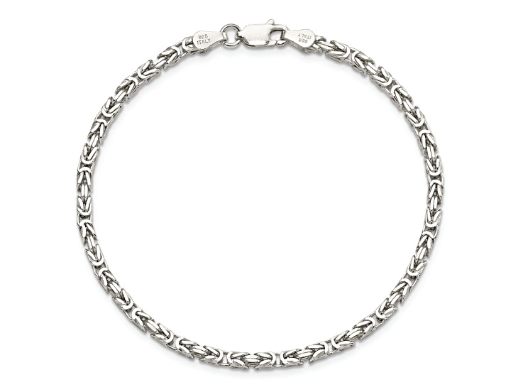 Sterling Silver 2.5mm Byzantine Chain