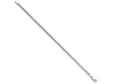 Sterling Silver 4mm Rolo Chain Bracelet