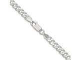 Sterling Silver 4.5mm Curb Chain Necklace