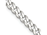 Sterling Silver 4.5mm Curb Chain Necklace