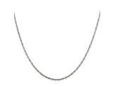Sterling Silver 1.4mm Singapore Chain with 4-inch Extension Necklace