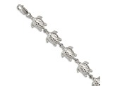 Sterling Silver Sea Turtles Bracelet