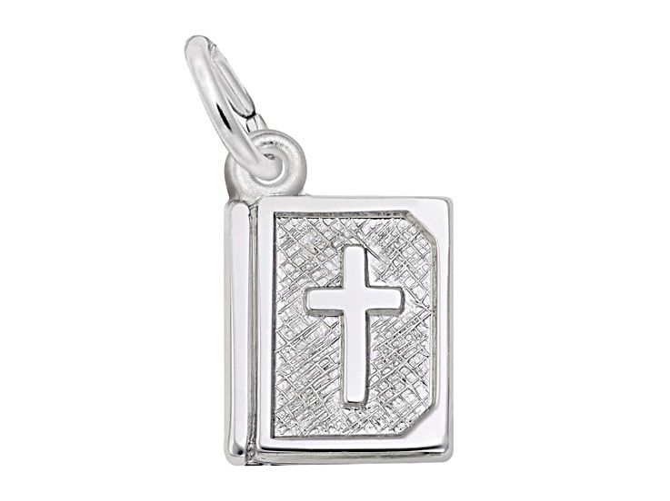 Silver Bible Charm
