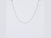 Platinum 950 Over Sterling Silver Thin 16 Inch with 2 Inch Extension Cable Chain Necklace