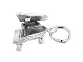 Silver Piano Charm