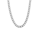 Sterling Silver 10.3mm Flat Open Curb Chain